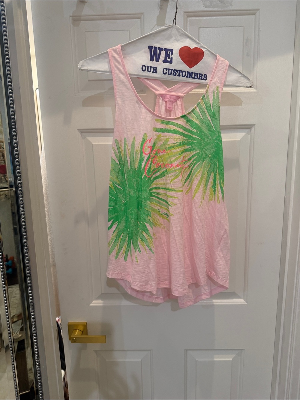 Lilly Pulitzer Pastel Pink Racerback Tank Top